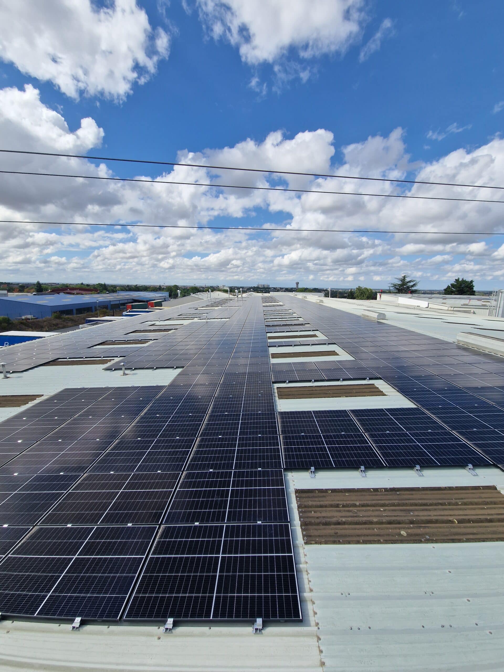 Toiture photovoltaïque - bâtiment industriel - Porcelaines de La Fabrique - Limoges (87)