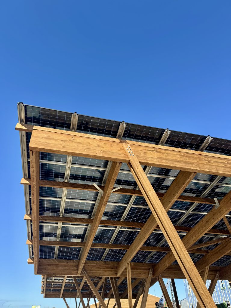 Ombrière bois - Saint Sauveur d'Aunis (17)